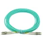 Cable de fibra óptica InfiniBand BlueOptics AJ835A 2 m LC aqua OM3