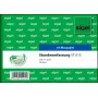 Formulario comercial Sigel ST615 verde blanco A6