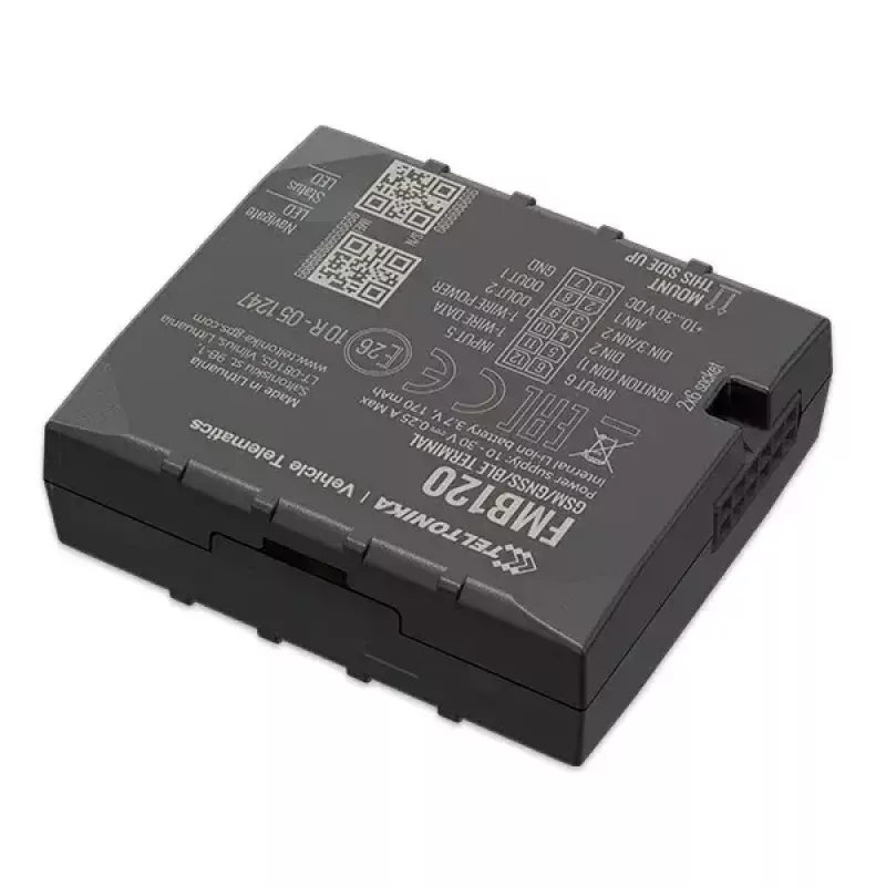 Teltonika FMB120 rastreador GPS para coche negro resistente al polvo