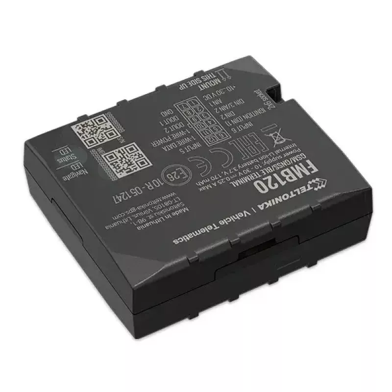 Teltonika FMB120 rastreador GPS para coche negro resistente al polvo