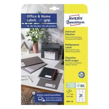 Etiquetas de impresora autoadhesivas Avery 3481-10