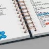 Cuaderno Sigel Jolie JN621 A5 120 hojas punteado Negro Naranja Rosa Blanco