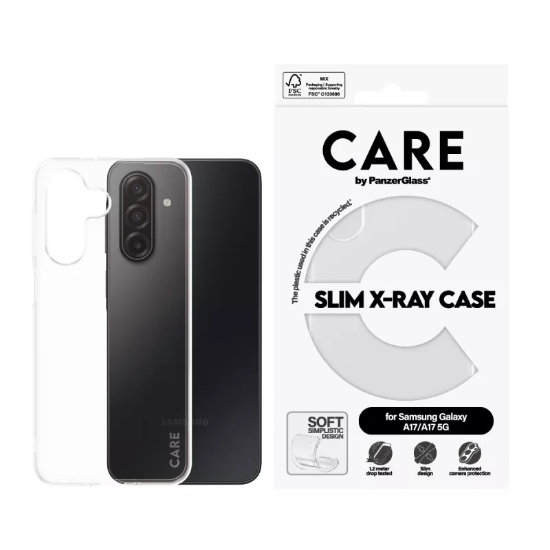 Funda protectora PanzerGlass CARE Transparent X-Ray Soft Basic para Samsung Galaxy (modelo CR73372)