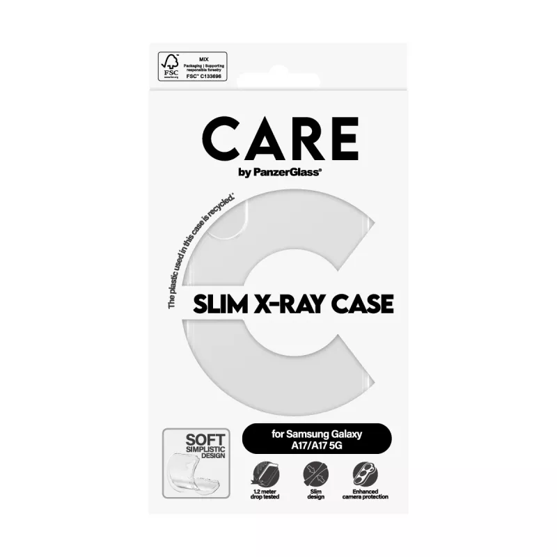 Funda protectora PanzerGlass CARE Transparent X-Ray Soft Basic para Samsung Galaxy (modelo CR73372)