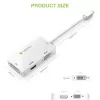 Adaptador Techly 3 en 1 Mini DisplayPort (Thunderbolt) a HDMI / DVI / VGA IADAP MDP-COMBOF12