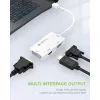 Adaptador Techly 3 en 1 Mini DisplayPort (Thunderbolt) a HDMI / DVI / VGA IADAP MDP-COMBOF12