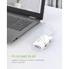 Adaptador Techly 3 en 1 Mini DisplayPort (Thunderbolt) a HDMI / DVI / VGA IADAP MDP-COMBOF12