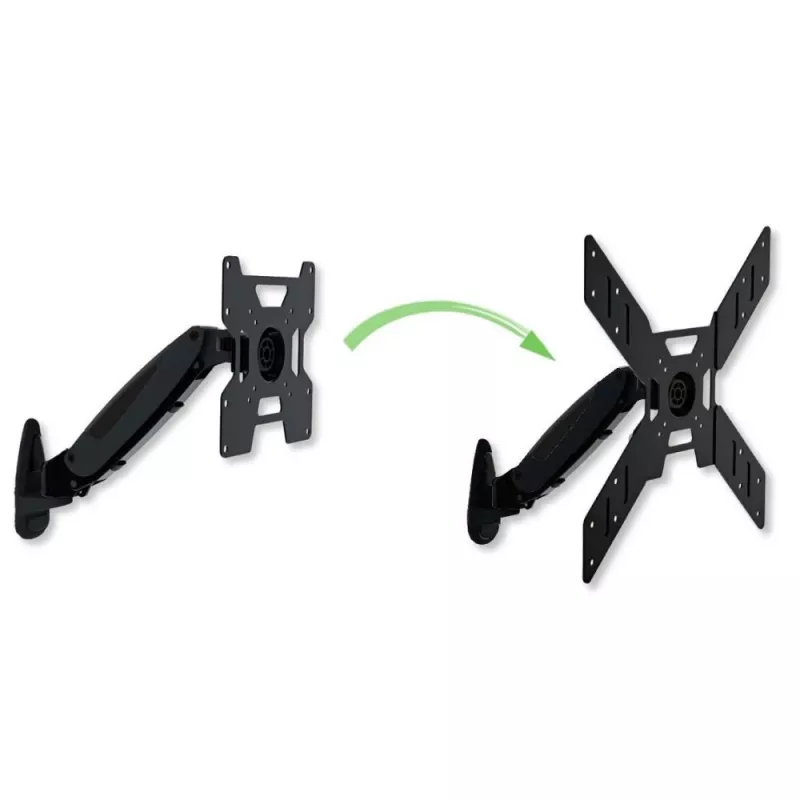 Techly Adaptador universal para VESA 200x200 a 400x400 Negro ICA-LCD G11A