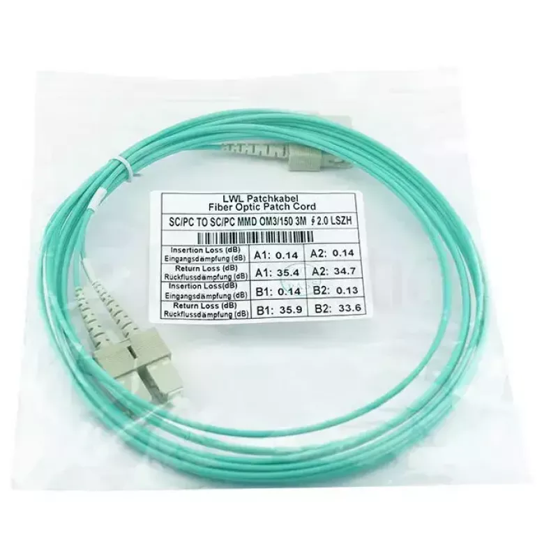 BlueOptics SFP3232EU1MK Cable de fibra óptica InfiniBand 1 m SC Verde