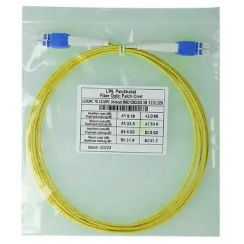 Cable de fibra óptica BlueOptics SFP8181BU0.5MK 0,5 m LC amarillo