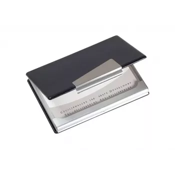 Tarjetero Sigel VZ131 aluminio negro plata