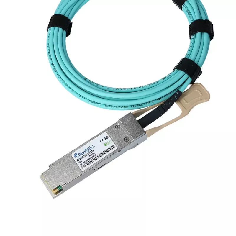 Cable de fibra óptica InfiniBand BlueOptics 40G-QSFP-QSFP-AOC-1501-BO 15 m