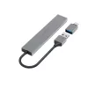 Hub de interfaces Hama 00200141 USB 3.2 Gen 1 (3.1 Gen 1) Type-A 5000 Mbit/s Gris