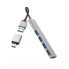 Hub de interfaces Hama 00200141 USB 3.2 Gen 1 (3.1 Gen 1) Type-A 5000 Mbit/s Gris