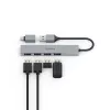 Hub de interfaces Hama 00200141 USB 3.2 Gen 1 (3.1 Gen 1) Type-A 5000 Mbit/s Gris