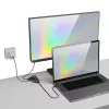 Techly IADAP-USBC-935 Estación de acoplamiento/replicador de puertos para portátil con cable USB 3.2 Gen 1 (3.1 Gen 1) Type-C Negro