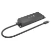 Techly IADAP-USBC-935 Estación de acoplamiento/replicador de puertos para portátil con cable USB 3.2 Gen 1 (3.1 Gen 1) Type-C Negro