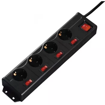 Hama 137257 alargador 1,4 m 4 tomas AC para interior blanco