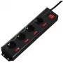 Hama 137257 alargador 1,4 m 4 tomas AC para interior blanco