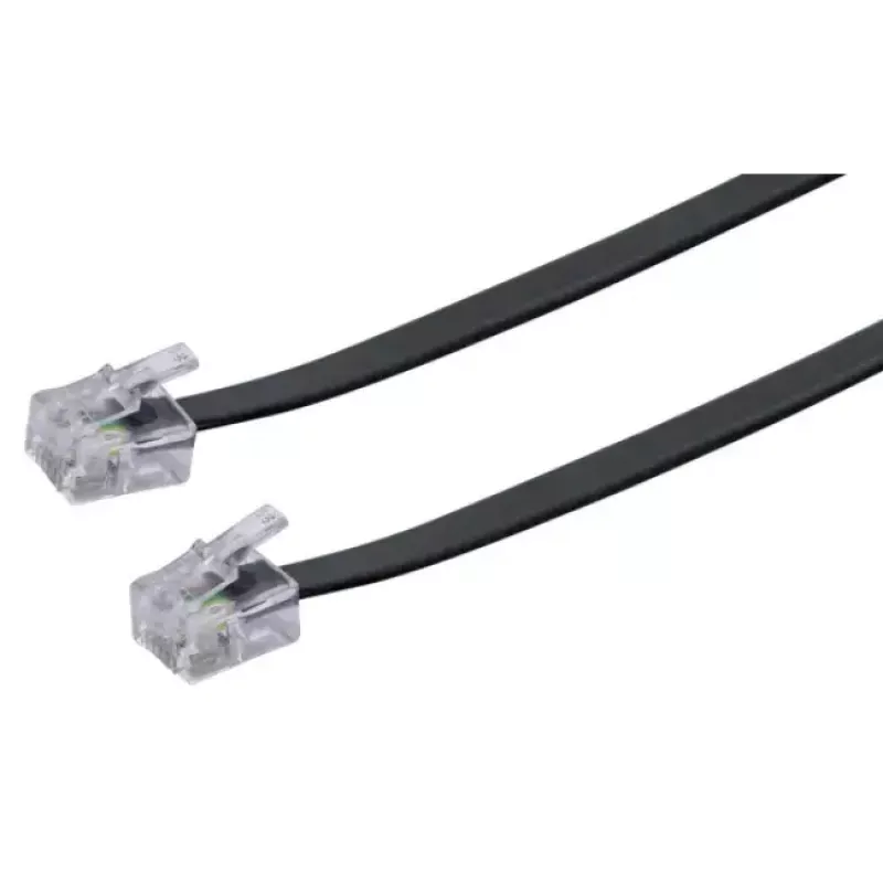 Cable de red Schwaiger 6,0 m RJ-11 - RJ-11 6 m negro