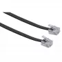 Cable de red Schwaiger 6,0 m RJ-11 - RJ-11 6 m negro