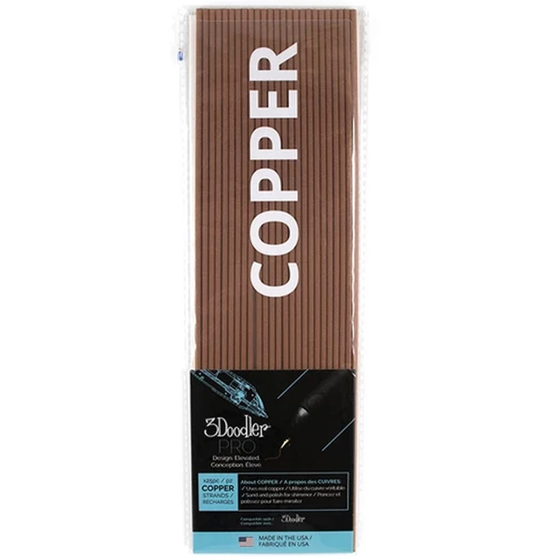 3Doodler Filamento Pro+ 25 cobre marrón rojizo “Copper” 122 g