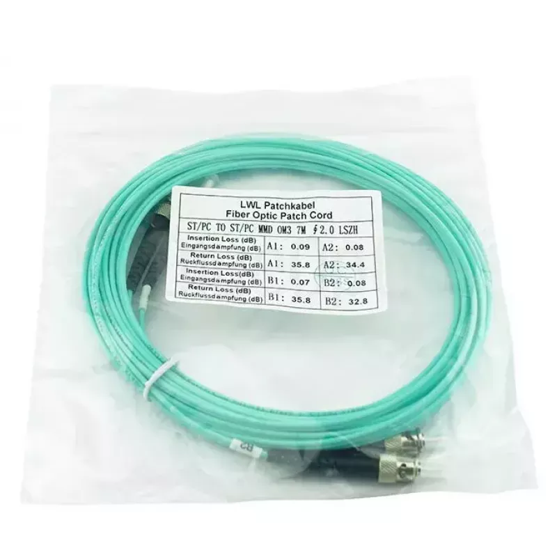 BlueOptics SFP3333EU5MK Cable de fibra óptica InfiniBand 5 m ST Aqua