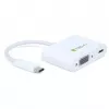 Techly cable convertidor adaptador USB a VGA-C, C-Port función de carga USB IADAP USB31-VU31