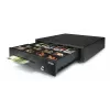 Cajón portamonedas electrónico Safescan LD-4141, carcasa de acero, 410×415×115 mm, negro, 6 llaves