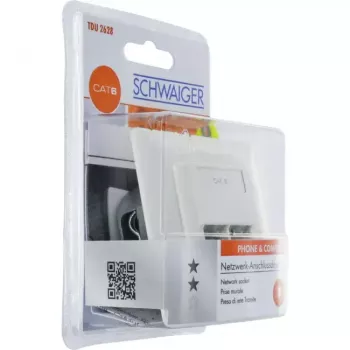Toma de red RJ-45 Schwaiger TDU2628532