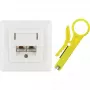Toma de red RJ-45 Schwaiger TDU2628532