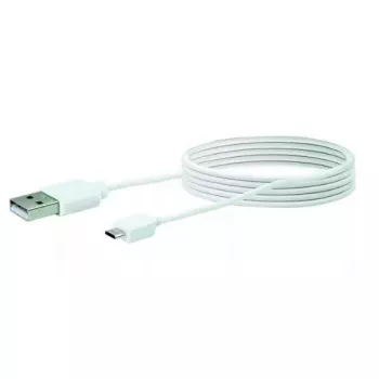 Cable USB Schwaiger LK200M532 2m USB A a Micro-USB A blanco