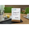 Soporte para carteles Sigel TA254 A5 acrílico marrón transparente 150 mm 235 mm