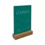 Soporte para carteles Sigel TA254 A5 acrílico marrón transparente 150 mm 235 mm