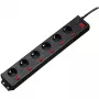 Hama 00137259 regleta de alimentación 1,4 m 6 tomas de corriente AC interior negro