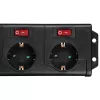 Hama 00137259 regleta de alimentación 1,4 m 6 tomas de corriente AC interior negro