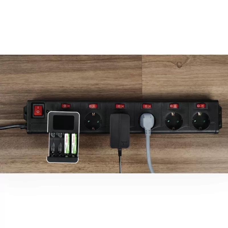 Hama 00137259 regleta de alimentación 1,4 m 6 tomas de corriente AC interior negro