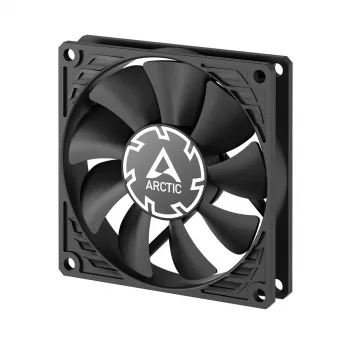 Ventilador Arctic P8 slim PWM PST 80mm perfil bajo 38,23 m³/h rodamiento fluido dinámico negro