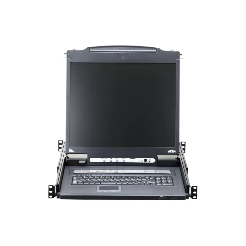 Conmutador KVM ATEN CL5708IM montaje en rack negro USB PS/2 VGA