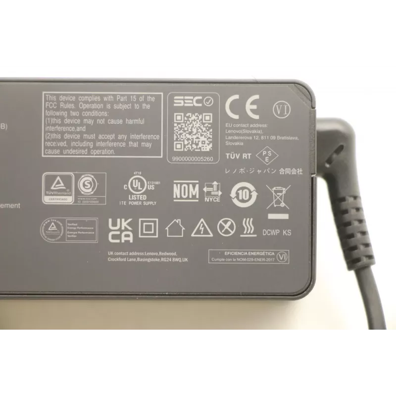 Adaptador de CA 65W USB Type-C Lenovo 5A10W86303, fuente de alimentación USB-C PD 65 W