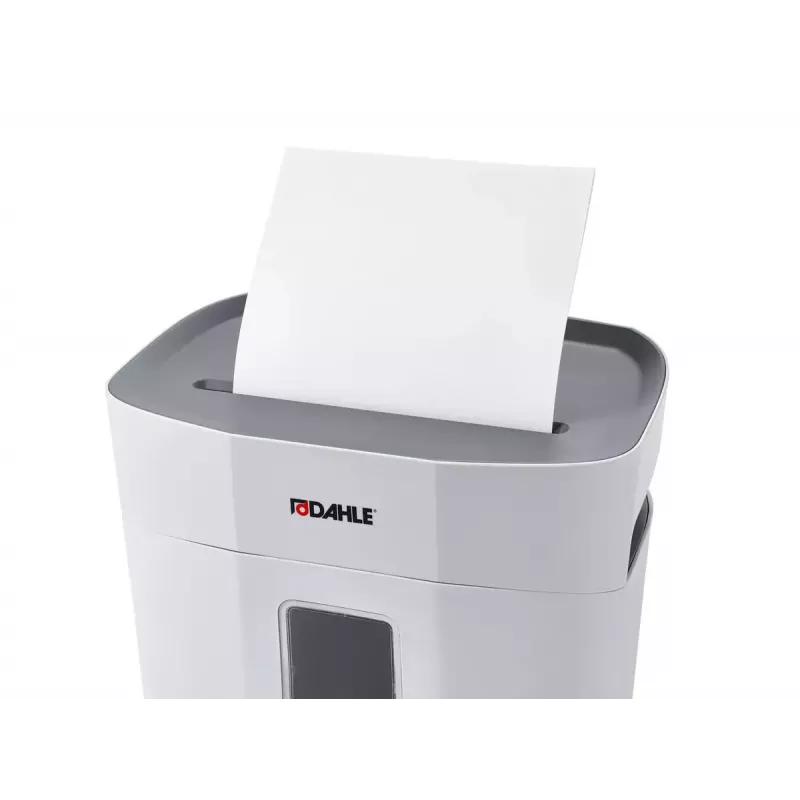 Destructora de documentos Dahle PaperSAFE 100 corte en cruz 70 dB 22 cm Gris Blanco