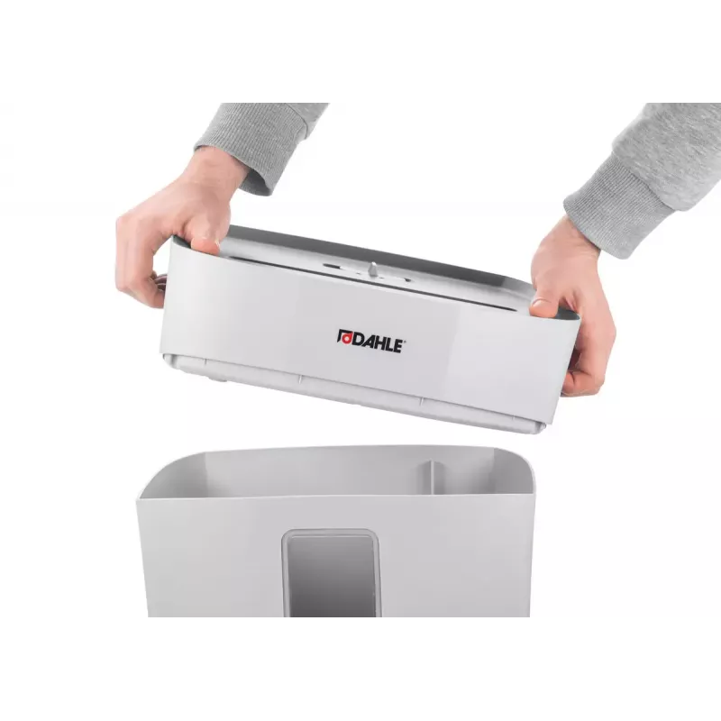 Destructora de documentos Dahle PaperSAFE 100 corte en cruz 70 dB 22 cm Gris Blanco