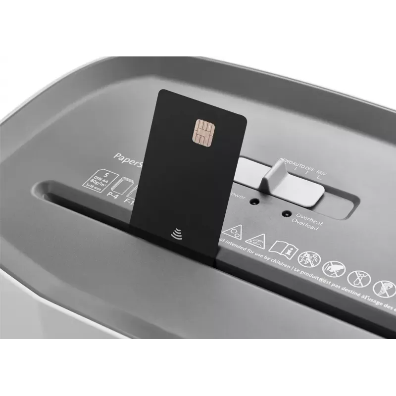 Destructora de documentos Dahle PaperSAFE 100 corte en cruz 70 dB 22 cm Gris Blanco