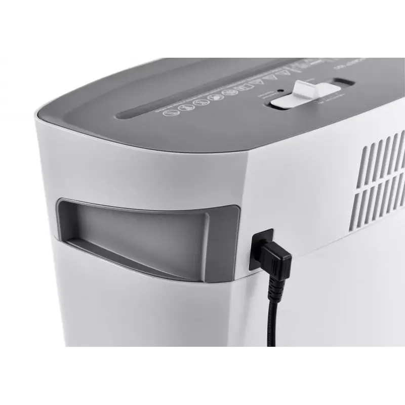 Destructora de documentos Dahle PaperSAFE 100 corte en cruz 70 dB 22 cm Gris Blanco