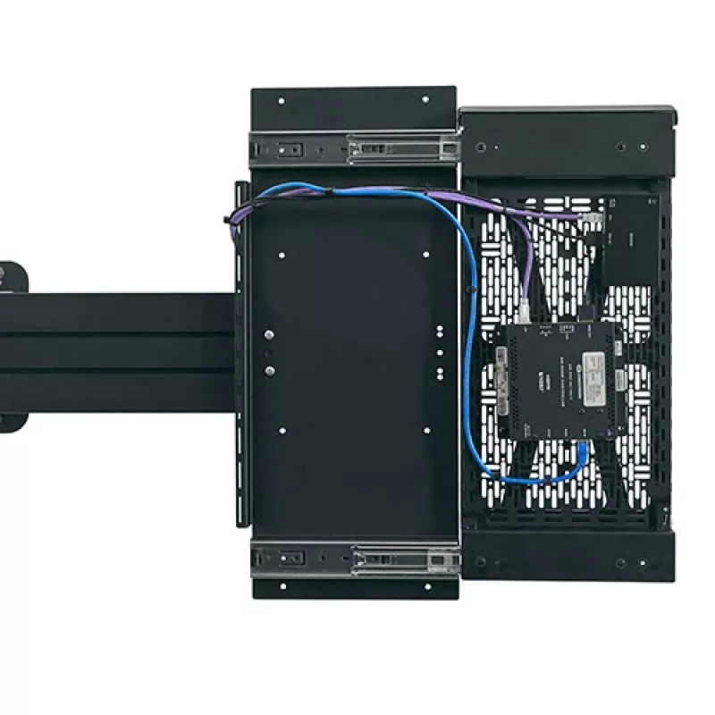 Panel deslizante con bloqueo Chief Proximity Component Storage Negro 6,8 kg Montaje en pared