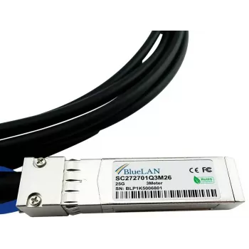 Cable SFP28 BlueOptics JNP-SFP-25G-DAC-0.5M-BL 0,5 m conector/conector
