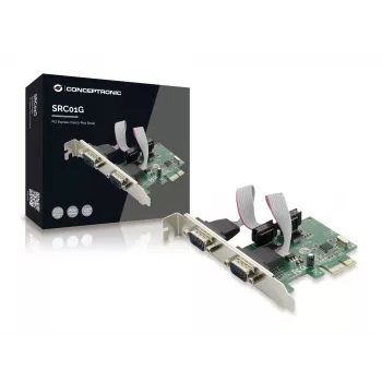 Tarjeta PCI Express Conceptronic 2 puertos serie