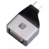 Adaptador gráfico USB Techly IADAP USBC-VGAC 1920 x 1200 píxeles negro, plateado