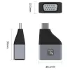 Adaptador gráfico USB Techly IADAP USBC-VGAC 1920 x 1200 píxeles negro, plateado