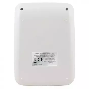 MediaRange MROS190 calculadora de sobremesa Basic 10 dígitos batería solar negro blanco